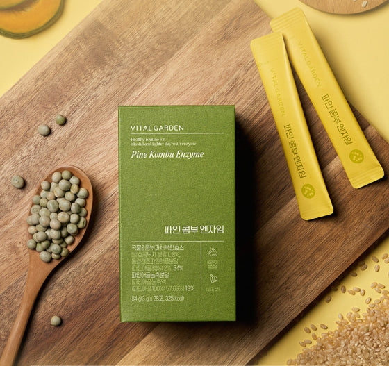 LG H&H Vital Garden Pine Kombu Enzyme (28 Sticks) from Korea
