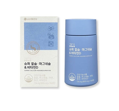 LG H&H Vital Garden Super Calcium Magnesium & Vitamin D (168ea) from Korea