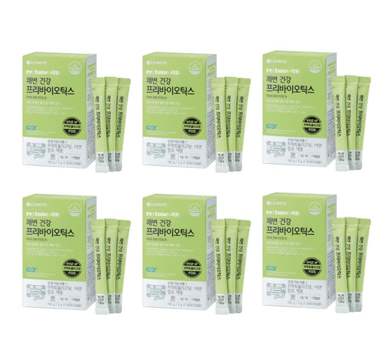 6 x LG H&H Vital Garden re:tune Prebiotics (30 Sticks/ 30-day supply) from Korea
