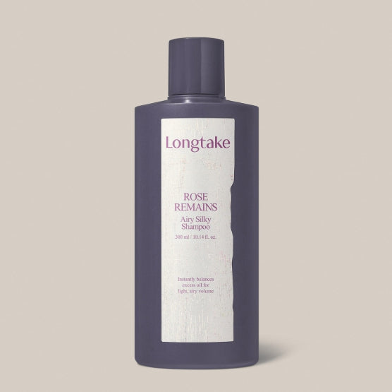 2 x [NEW] LONGTAKE Rose Remains Airy Sillky Shampoo 300ml from Korea