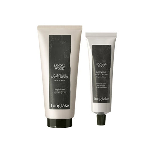 LONGTAKE Sandalwood Intensive Body Lotion 200ml + Hand Cream 50ml from Korea by Longtake