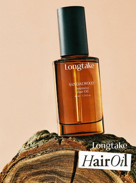 LONGTAKE Sandalwood Intensive Shampoo 300ml + Treatment 200ml + Hair Oil 40ml from Korea by Longtake