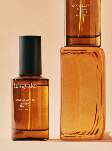 LONGTAKE Sandalwood Intensive Shampoo 300ml + Treatment 200ml + Hair Oil 40ml from Korea by Longtake