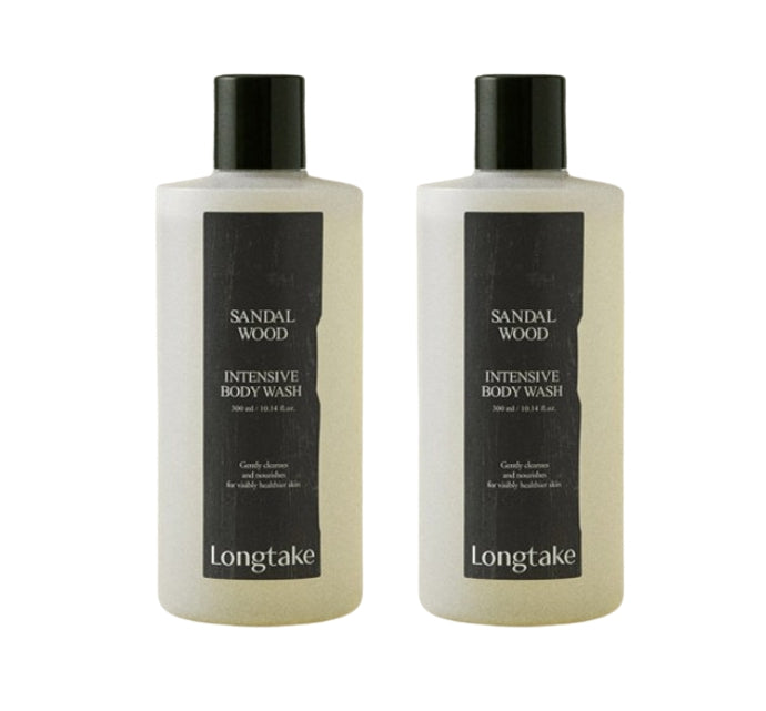 2 x LONGTAKE Sandalwood Body Wash 300ml from Korea by Longtake