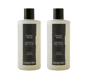 2 x LONGTAKE Sandalwood Body Wash 300ml from Korea