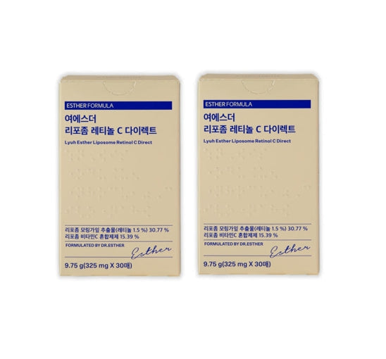 2 X ESTHER FORMULA Liposom Retinol C Direct, 30 Sheets from Korea_KT by ESTHER FORMULA