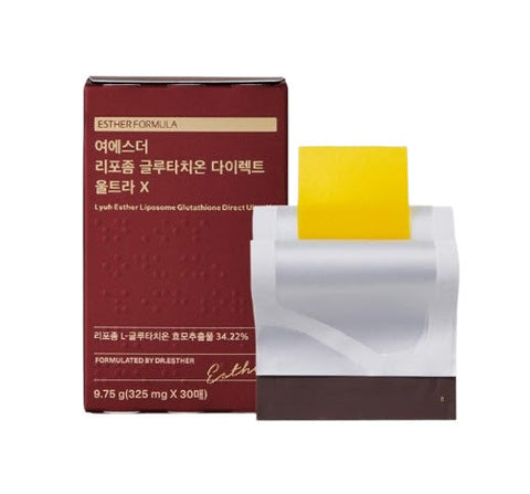 ESTHER FORMULA Liposome Glutathione Direct Ultra X, 325mg x 30 sheets from Korea