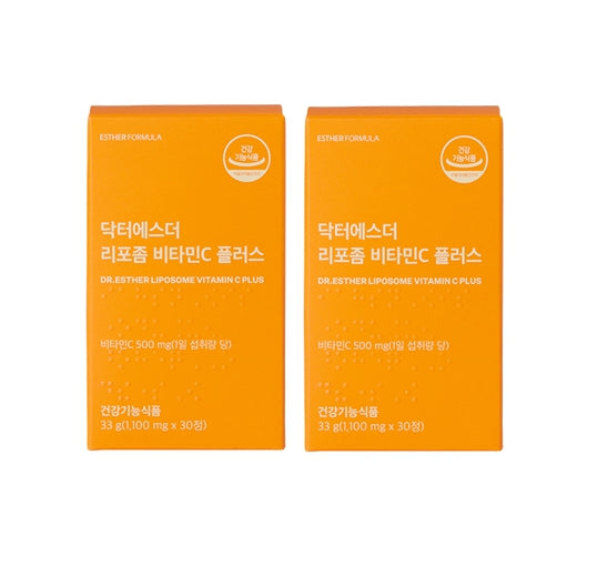 2 X ESTHER FORMULA Liposome Vitamin C Plus, 30 Tablets from Korea_KT