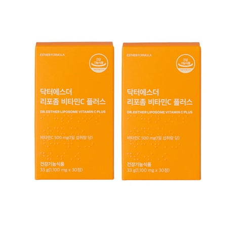 2 X ESTHER FORMULA Liposome Vitamin C Plus, 30 Tablets from Korea_KT