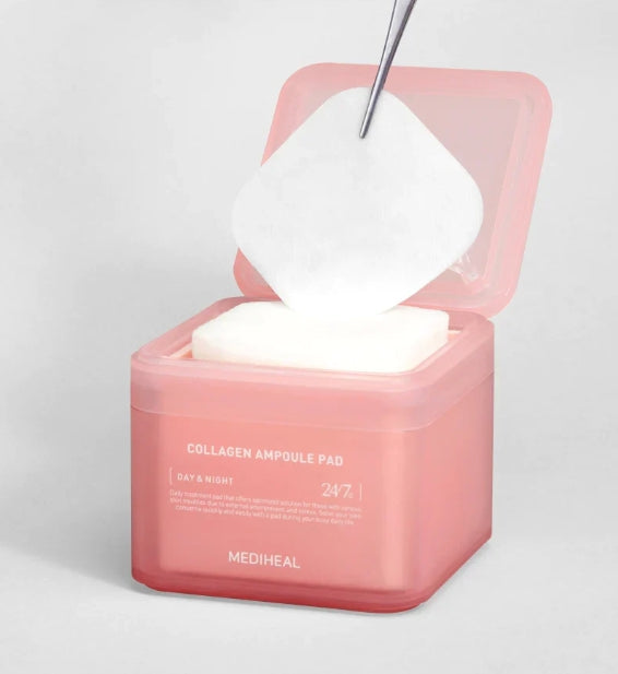 MEDIHEAL Collagen Ampoule Pad 100 Pads from Korea
