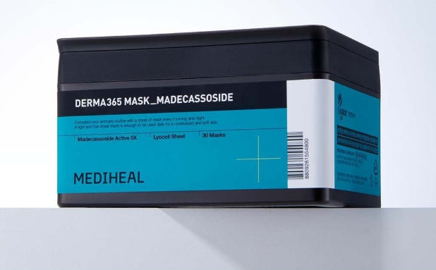 2 x MEDIHEAL Derma 365 Mask Madecassoside 30 Masks from Korea