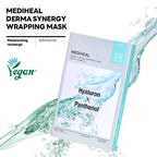 10 x MEDIHEAL Derma Synergy Wrapping Mask - Moisture (Hyaluron x Panthenol) from Korea