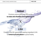 20 x MEDIHEAL Derma Synergy Wrapping Mask - Pore (Retinol x LHA) from Korea