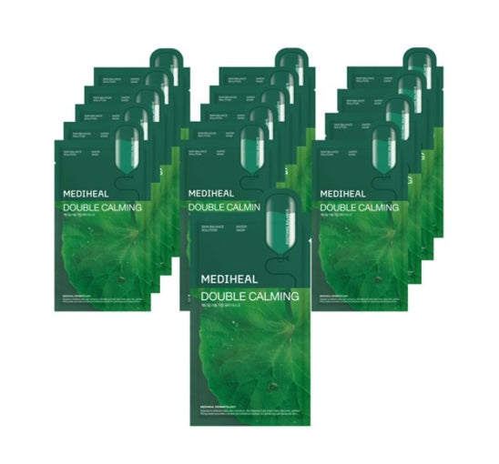 15 x MEDIHEAL Double Calming Water Mask 20ml from Korea