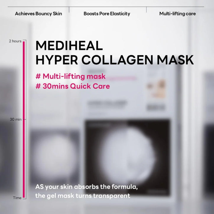 20 x MEDIHEAL Hyper Collagen Mask from Korea