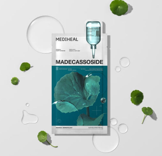 20 x MEDIHEAL Madecassoside Essential Mask Blemish Repair from Korea