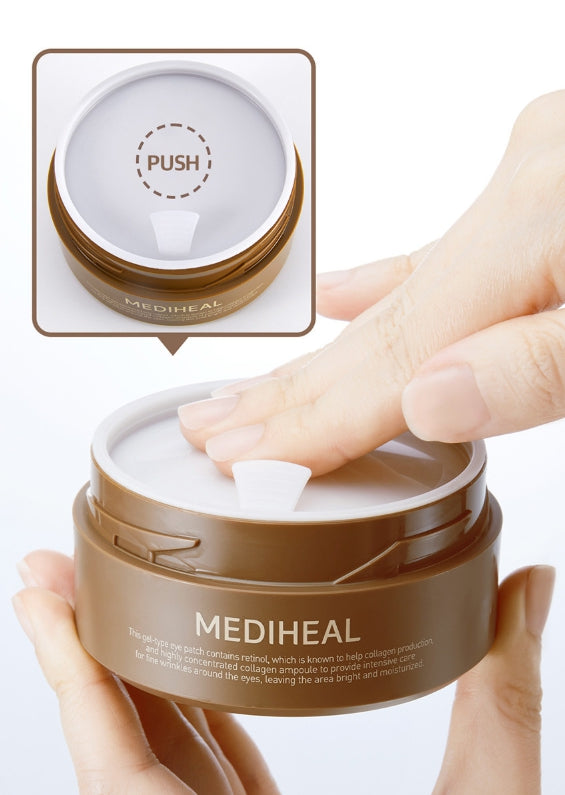 2 x MEDIHEAL Retinol Collagen Eye Ampoule Patch 60 Patches from Korea