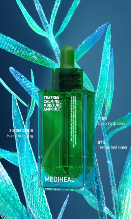 2 x MEDIHEAL Teatree Calming Moisture Ampoule 50ml from Korea