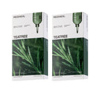 20 x MEDIHEAL Teatree Calming Moisture Essential Mask from Korea