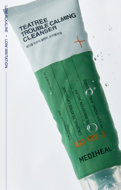 MEDIHEAL Teatree Trouble Calming Cleanser 120ml from Korea