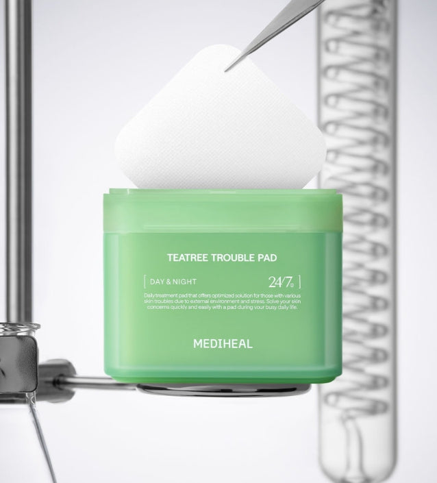 2 x MEDIHEAL Teatree Trouble Pad 100 Pads from Korea