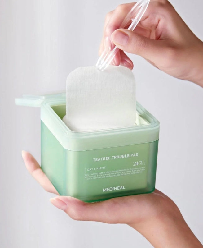 MEDIHEAL Teatree Trouble Pad 100 Pads + Refill 100 Pads from Korea