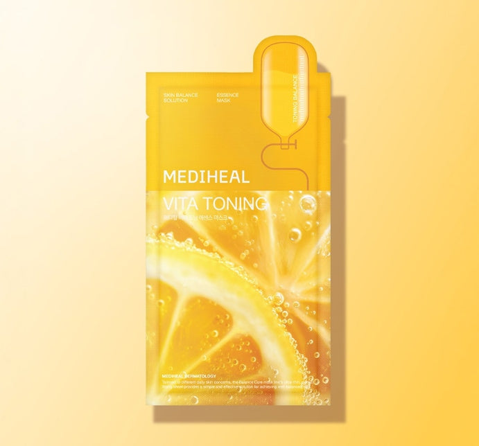 15 x MEDIHEAL Vita Toning Essence Mask 20ml from Korea