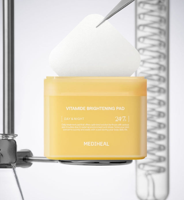 MEDIHEAL Vitamide Brightening Pad 100 Pads from Korea