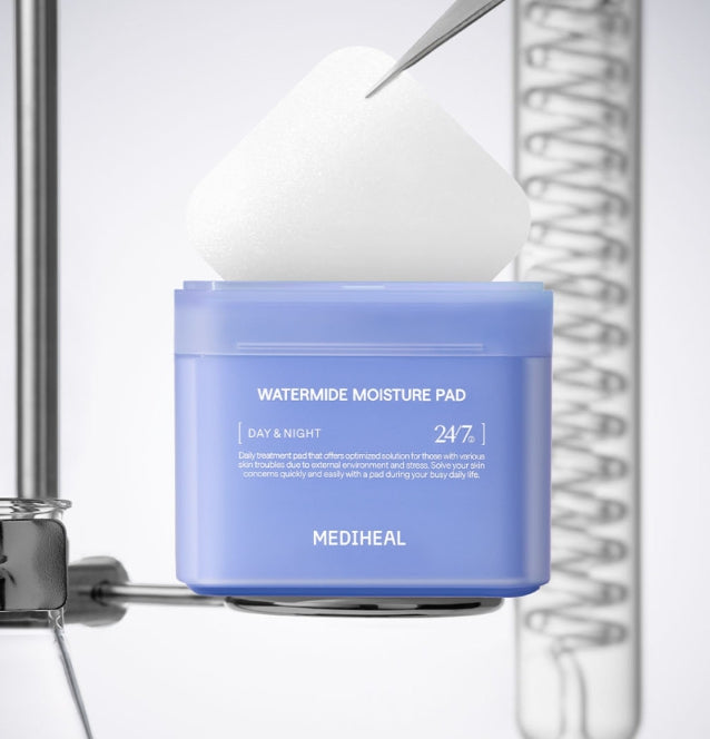 MEDIHEAL Watermide Moisture Pad 100 Pads + Refill 100 Pads from Korea