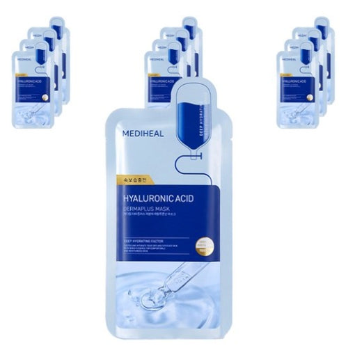 MEDIHEAL Dermaplus Low Molecular Hyaluronic Acid Mask 10 Sheets