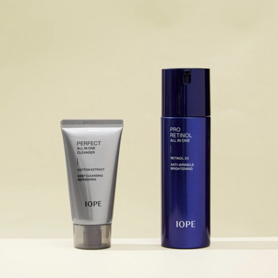 2 x [MEN] IOPE Men Pro Retinal ALL IN ONE Set (2 Items) from Korea by IOPE
