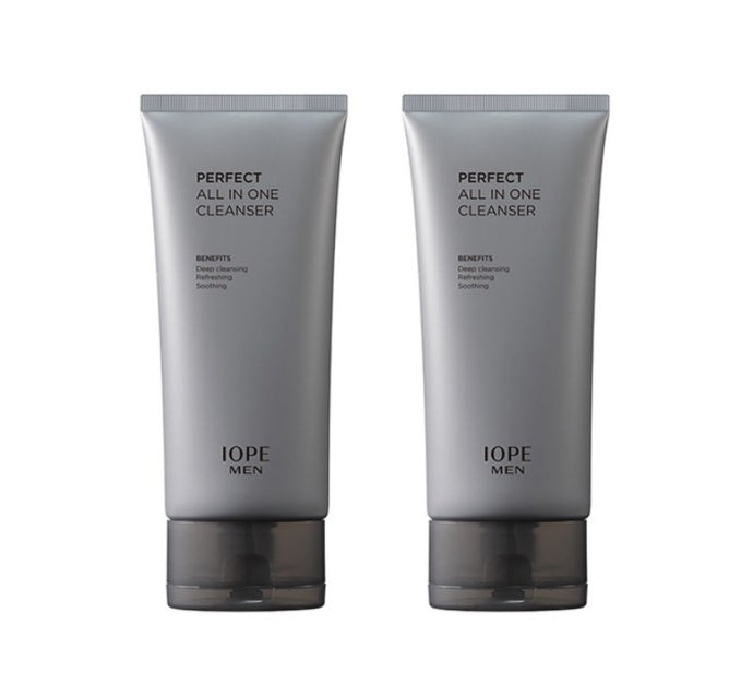 2 x [MEN] IOPE Men Perfect ALL-IN-ONE Cleanser 125g from Korea