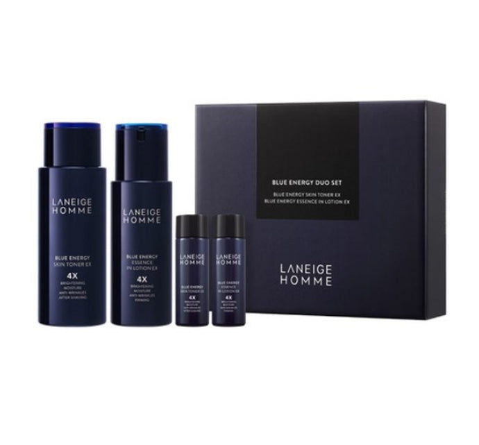 [MEN] LANEIGE Homme Blue Energy EX Duo Set (4 Items) from Korea