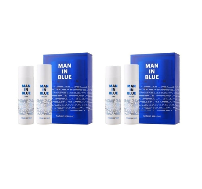 2 x [MEN] NATURE REPUBLIC Men In Blue Homme Set (2 Items) from Korea