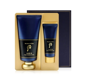 [MEN] The History of Whoo Gongjinhyang:Kun Jayang Foam Cleanser June 2025 Set (2 Items) from Korea