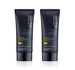 2 x [MEN] belif Manology Ultra Rescue Daily Correcting Sunscreen 60ml from Korea