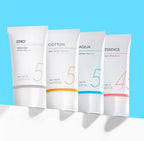 2 x MISSHA All Around Safe Block Cotton Sun Cream 50ml SPF50+ PA++++, Mineral Sunscreen from Korea