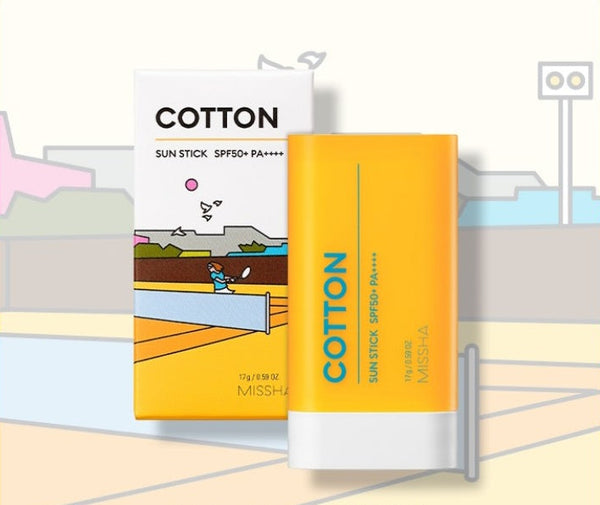 2 x MISSHA All Around Safe Block Cotton Sun Stick 17g SPF50+ PA++++  from Korea