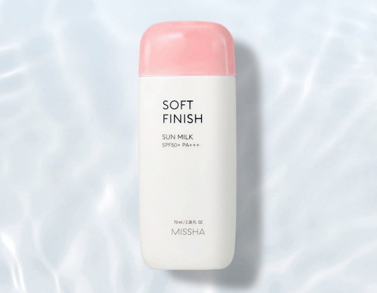 2 x MISSHA All Around Safe Block Soft Finish Sun Milk 70ml, SFP50+ PA+++ from Korea by MISSHA