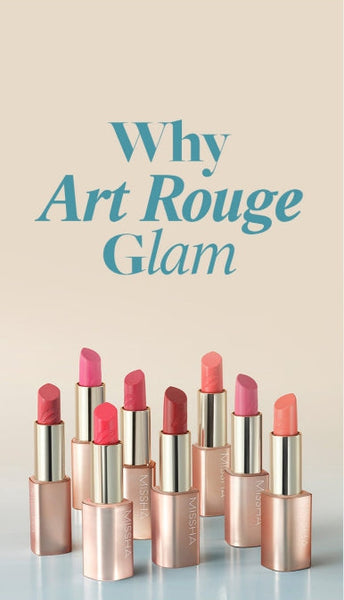 2 x MISSHA Art Rouge Glam (Pink Chuchu) - Pink Lipstick, K‑Beauty Moisturizing Lip Color from Korea