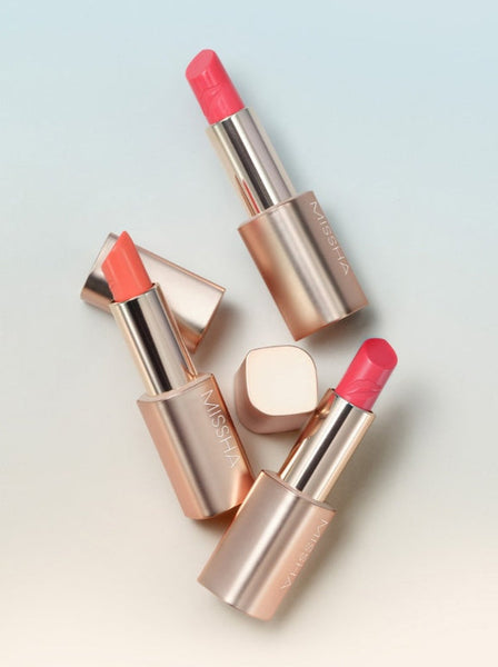 2 x MISSHA Art Rouge Glam (Pink Chuchu) - Pink Lipstick, K‑Beauty Moisturizing Lip Color from Korea