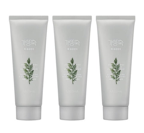 3 x MISSHA Artemisia Pack Foam Cleanser 150ml from Korea
