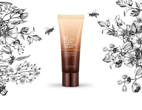 2 x MISSHA Bee Pollen Renew Ampoule Cream 60ml from Korea