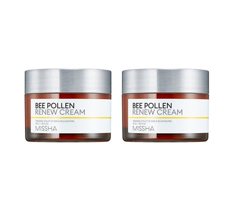 2 x MISSHA Bee Pollen Renew Cream 50ml from Korea