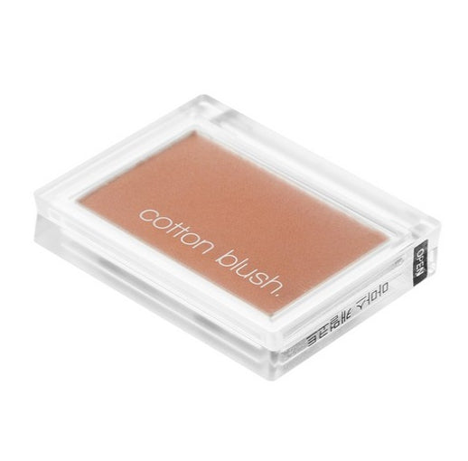 2 x MISSHA Cotton Blush 4g, Mama`s Camel Coat - Warm Neutral Powder Blush from Korea