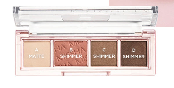 2 x MISSHA Day Vibe Palette 3g (#04 Prima Pink) - Rosy Pink Eye Shadow Palette from Korea