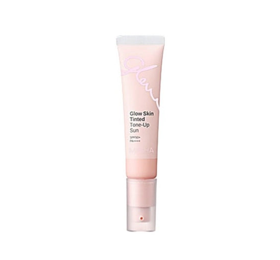 MISSHA Glow Skin Tinted Tone-Up Sun 30ml SPF50+ PA++++ - Glowing Pink Sunscreen from Korea