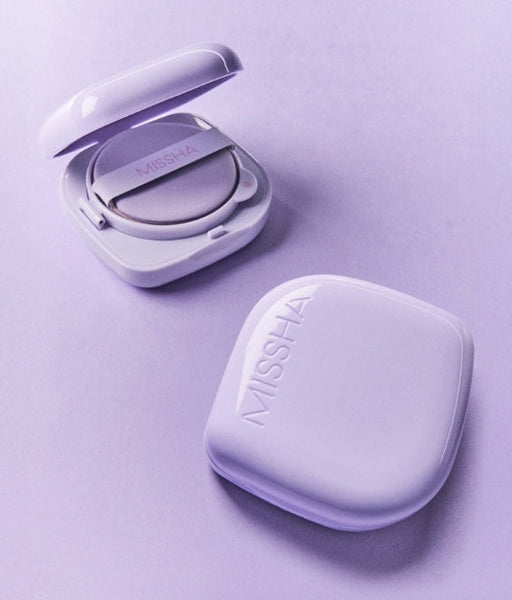 2 x MISSHA Layering Fit Cushion Semi Glow 15g, #21 Fair from Korea