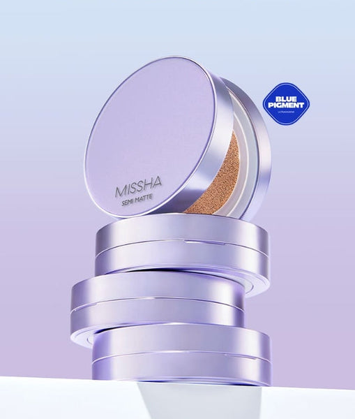 MISSHA Layering Fit Cushion Semi Matte 14g (#21 Fair), SPF30 PA++ from Korea