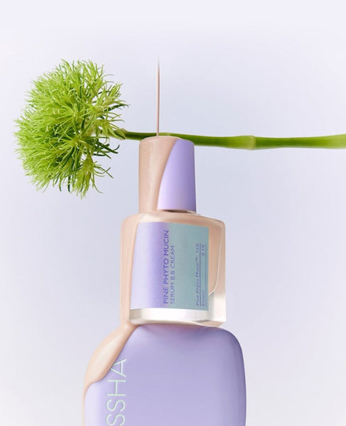 2 x MISSHA Layering Fit Pine Phyto Mucin Serum B.B Cream 30ml, #Coccon from Korea